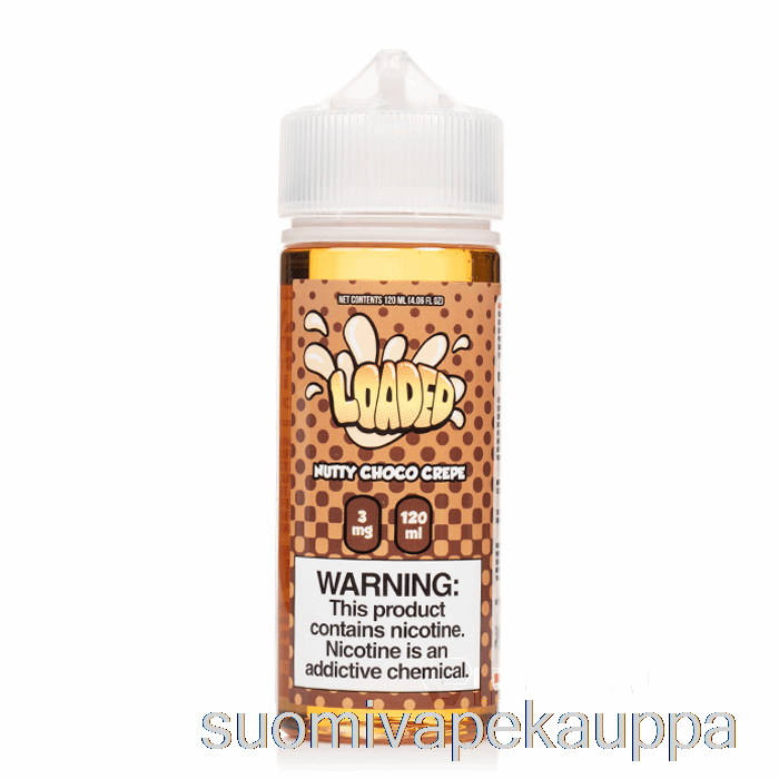 Vape Kauppa Pähkinä Choco Kreppi - Ladattu E-neste - Häikäilemätön Höyry - 120ml 6mg